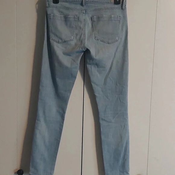 Agolde Colette Distressed light wash denim skinny jeans size 29 - Picture 9 of 10